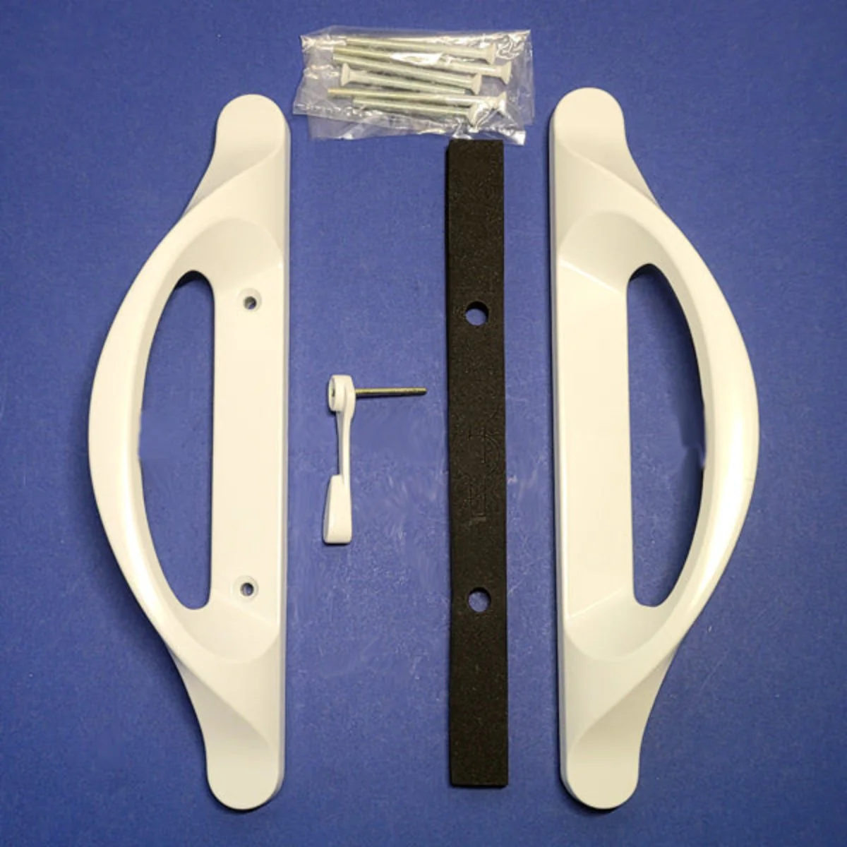 (DH-372) Amesbury Truth Handle Set for Doors, 3-15/16" Hole Space - Image 4