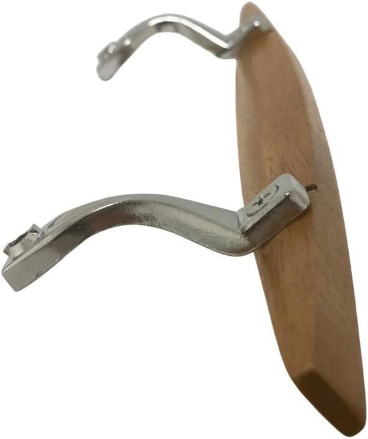 (DH-101-C) Canoe Style Wooden Handle for Sliding Doors, 6-5/8" Hole Space - Chrome - Image 10