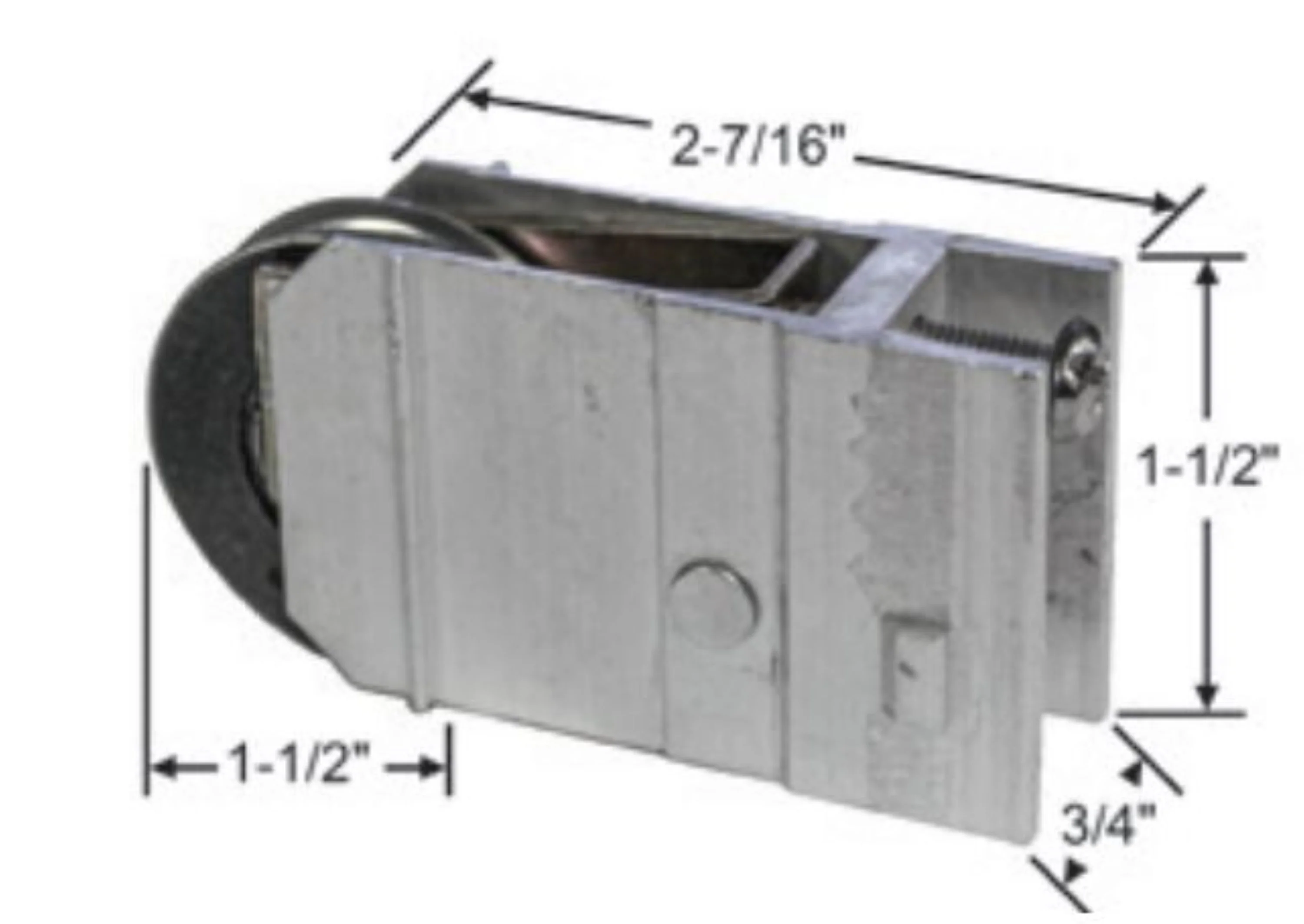 (DR-101-SP) Lawson Roller for Sliding Glass Doors - Image 3