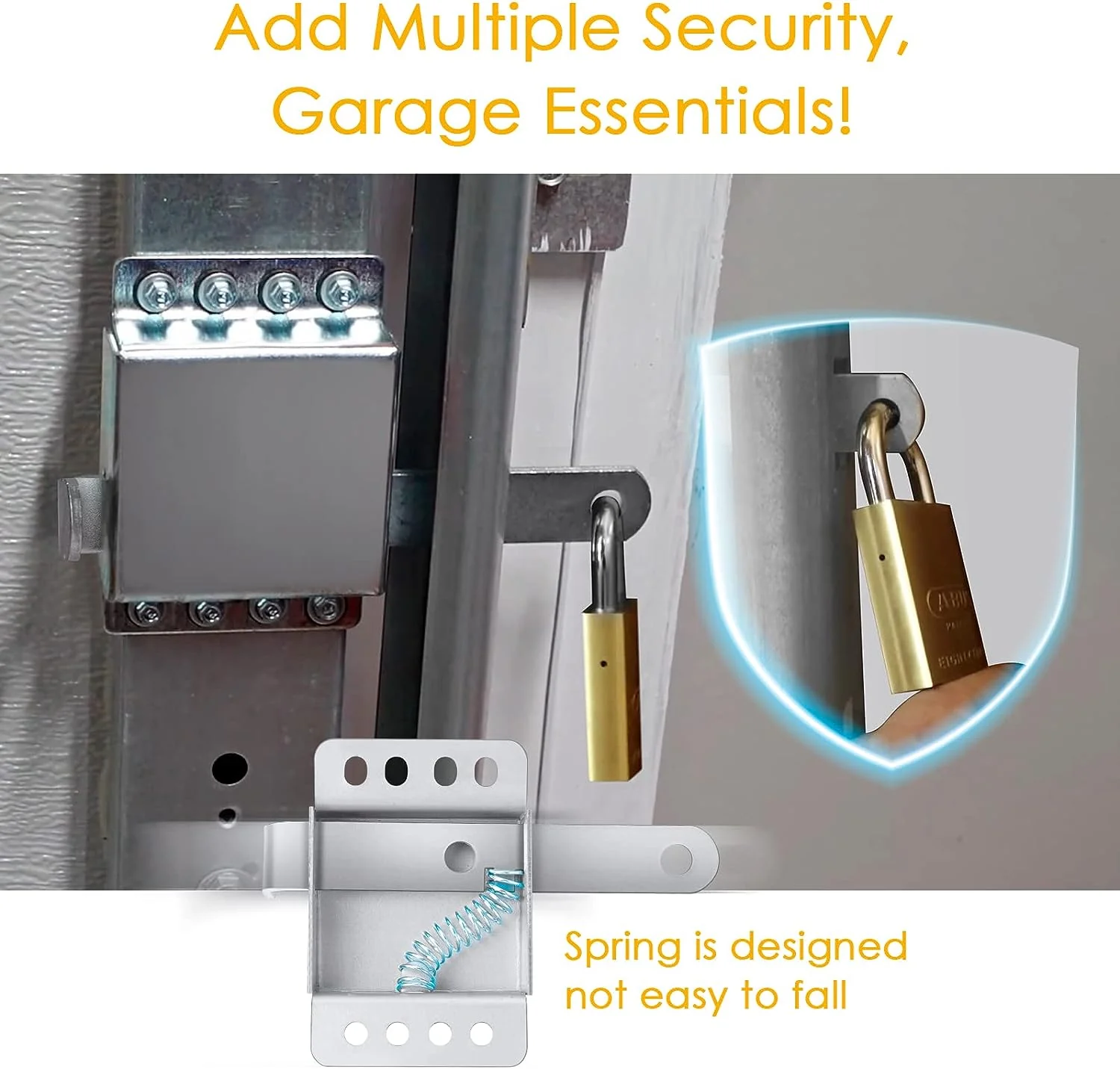 Garage Door Adjustable Slide Lock, (GDSBB) - Image 7