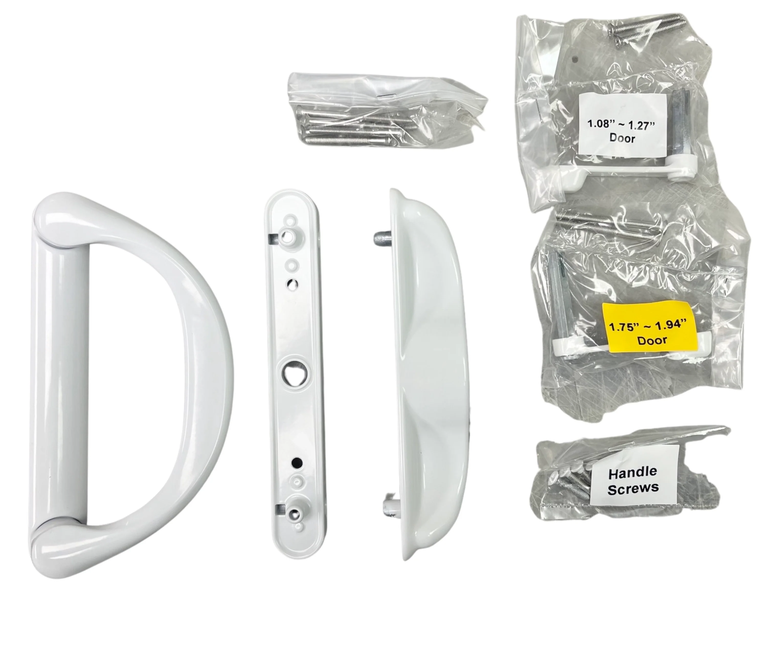 Involute Sliding Patio Door Handle Set, 4-15/16" Hole Spacing (DH-473) - Image 5