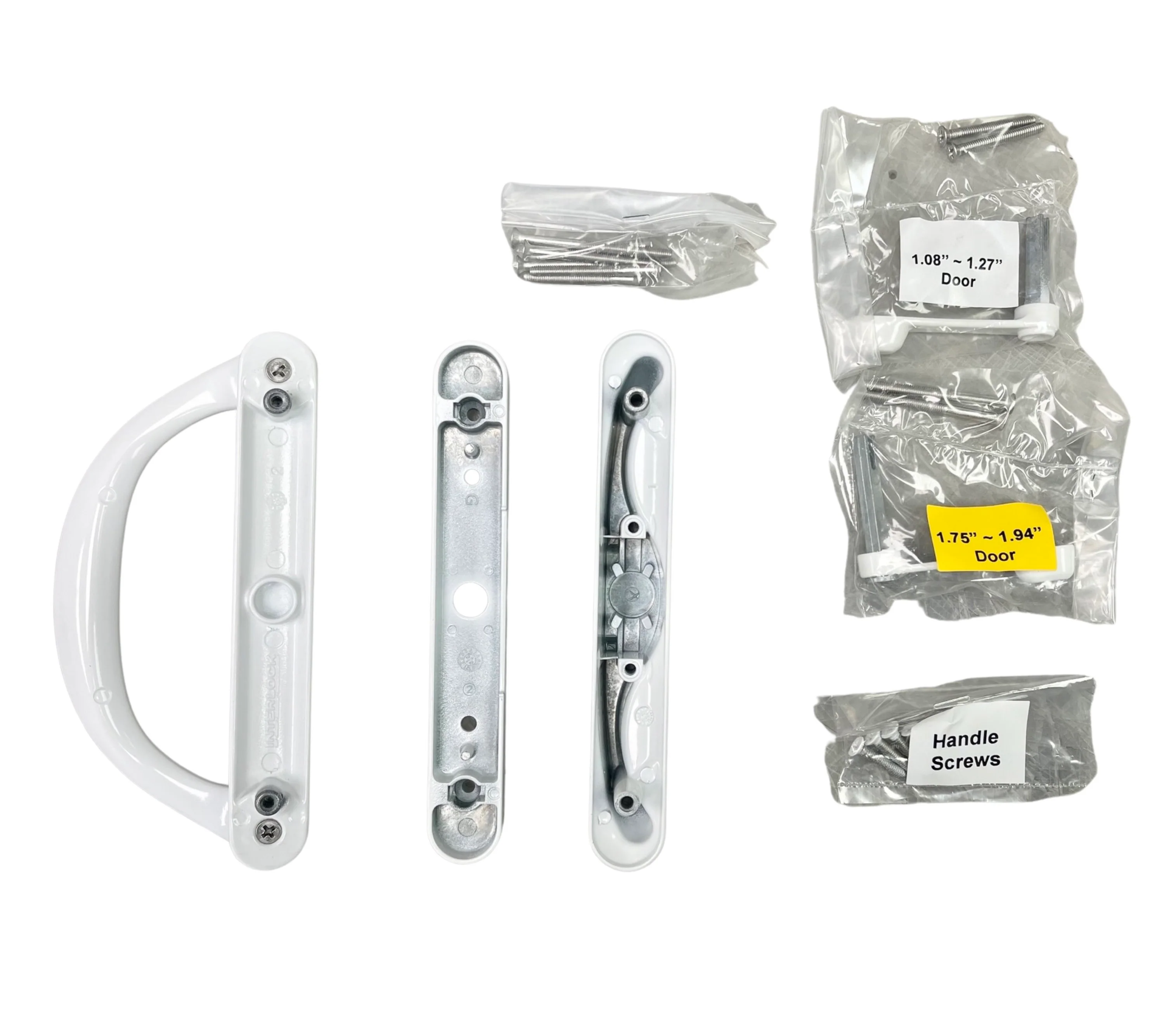 Involute Sliding Patio Door Handle Set, 4-15/16" Hole Spacing (DH-473) - Image 6