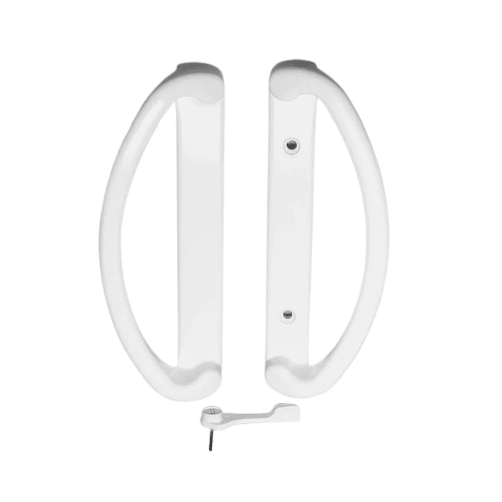 (DH-533-W) Lawson Sliding Door Handle Set, 3-15/16" Hole Space - Image 3